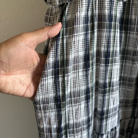 Veronica Beard Ziada Plaid Sleeveless Midi Dress size 12 - Picture 8 of 12